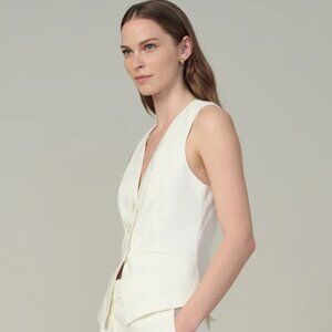 Joe Jean's Women's Maeve Vest - Size XS, Ivory